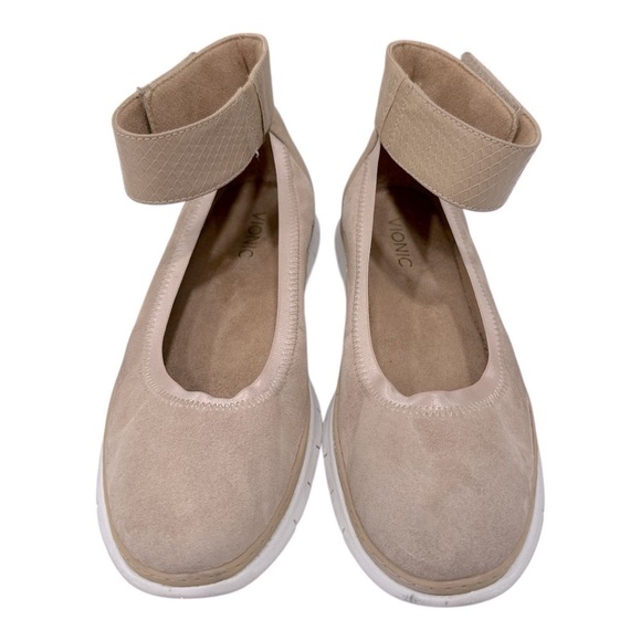 Vionic Camile Womens Suede Ankle Strap Ballet Flats size 8 (25 cm) - Picture 5 of 12